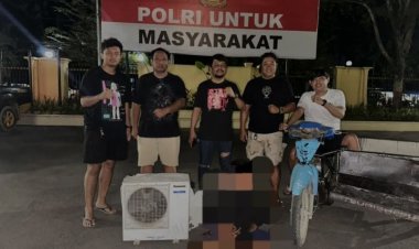 Polisi Bongkar Aksi Pencurian AC di Padang, Pelaku Ditangkap Berbekal Rekaman CCTV